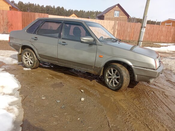 2002 Lada (ВАЗ) 21099, серый, 115000 рублей - вид 6