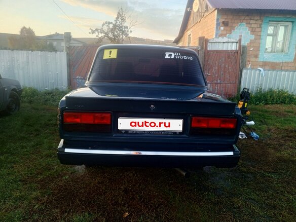 2005 Lada (ВАЗ) 2107, синий, 150000 рублей - вид 2