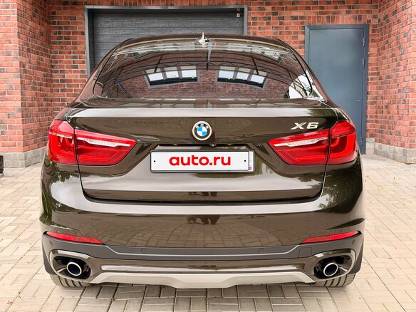 2015 BMW X6 30d II (F16), коричневый, 3850000 рублей - вид 6