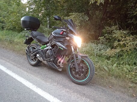 2012 Kawasaki ER-6N, чёрный, 450000 рублей, вид 3