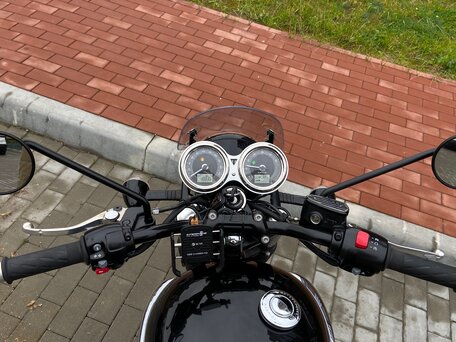 2020 Triumph Bonneville T100, чёрный, 760000 рублей, вид 5