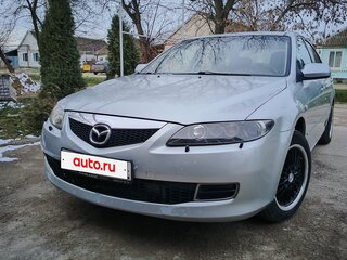 2006 Mazda 6 I (GG) Рестайлинг, серебристый, 499000 рублей, вид 2