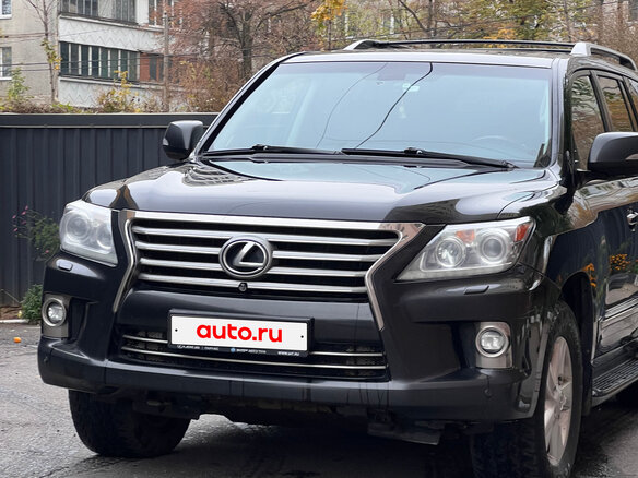2014 Lexus LX 570 III Рестайлинг, чёрный