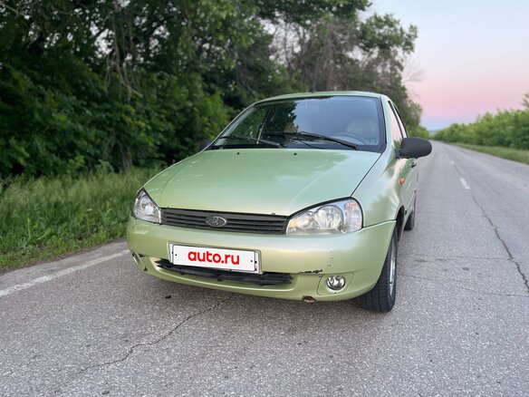 2006 Lada (ВАЗ) Kalina I, зелёный, 110000 рублей - вид 9
