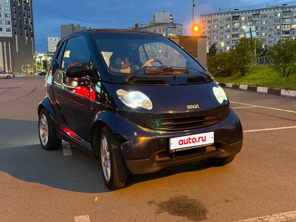 2003 Smart Fortwo I Рестайлинг, синий, 600000 рублей - вид 1