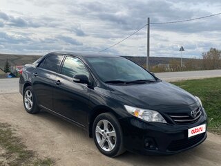 2011 Toyota Corolla X (E140, E150) Рестайлинг, чёрный, 1130000 рублей, вид 2