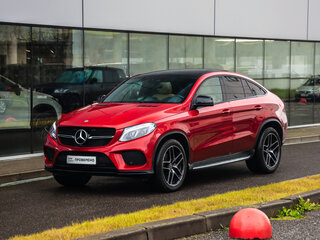 2018 Mercedes-Benz GLE Coupe 350 d I (C292), красный, 5199000 рублей, вид 3