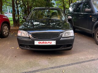 2005 Hyundai Accent ТагАЗ II, чёрный, 199999 рублей, вид 3