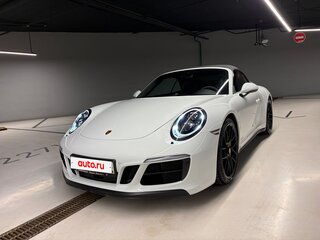 2019 Porsche 911 Carrera 4 GTS VII (991) Рестайлинг, белый, 9500000 рублей, вид 1