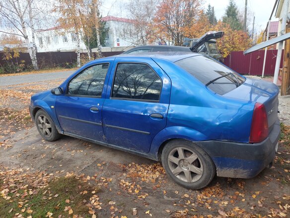 2006 Renault Logan I, синий, 130000 рублей - вид 1