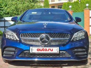 2020 Mercedes-Benz C-Класс 200 IV (W205) Рестайлинг, синий, 3680000 рублей, вид 2