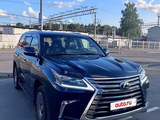 2019 Lexus LX 570 III Рестайлинг 2, синий, 8975000 рублей, вид 5