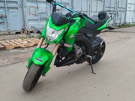 2016 Kawasaki Z 125, зелёный, 269000 рублей, вид 1