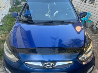 2011 Hyundai Solaris I, синий, 600000 рублей, вид 2
