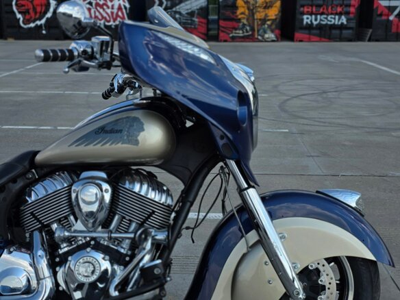 2018 Indian Chieftain, синий, 1475000 рублей - вид 13