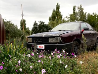 1991 Audi 80 IV (B3), красный, 80000 рублей, вид 1
