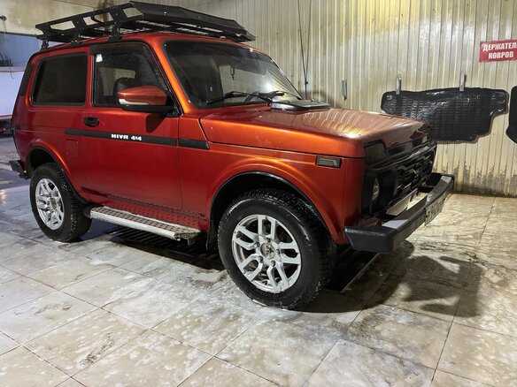 2008 Lada (ВАЗ) 2121 (4x4) I Рестайлинг, пурпурный, 380000 рублей - вид 5