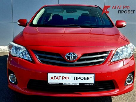 2010 Toyota Corolla AMT X (E140, E150), красный, 1250000 рублей, вид 2