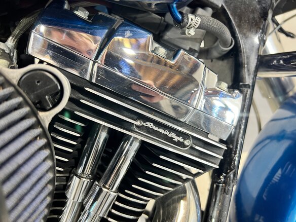 2006 Harley-Davidson Road King, синий, 510000 рублей - вид 21