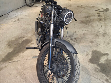 1997 Honda Steed 400, чёрный, 400000 рублей, вид 2