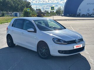 2011 Volkswagen Golf VI, белый, 729000 рублей, вид 3