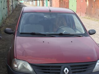 2009 Renault Logan I, красный, 390000 рублей, вид 4