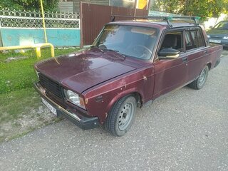 2007 Lada (ВАЗ) 2107, красный, 115000 рублей, вид 2
