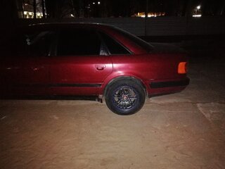 1992 Audi 100 IV (C4), красный, 279000 рублей, вид 3