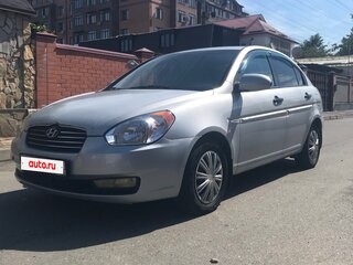 2006 Hyundai Verna II, серебристый, 450000 рублей, вид 1