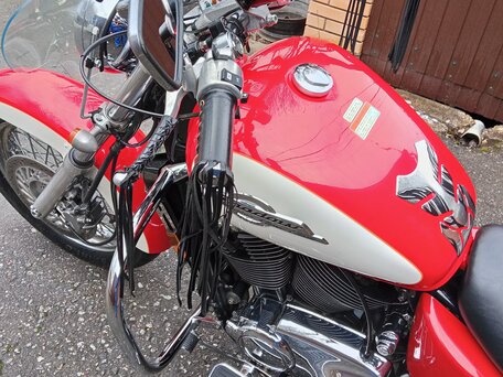 1996 Honda VT 1100, красный, 470000 рублей, вид 5