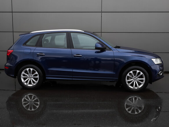 2015 Audi Q5 I (8R) Рестайлинг, синий, 1898000 рублей - вид 3
