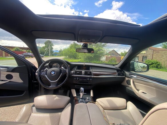 2010 BMW X6 35i 8-speed I (E71), синий, 1830000 рублей - вид 6