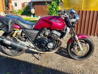 1996 Honda CB 400 Super Four, красный, 315000 рублей, вид 3