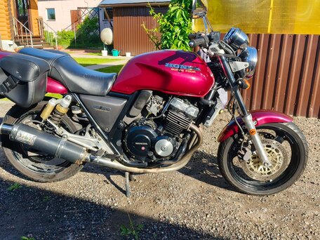 1996 Honda CB 400 Super Four, красный, 315000 рублей, вид 3