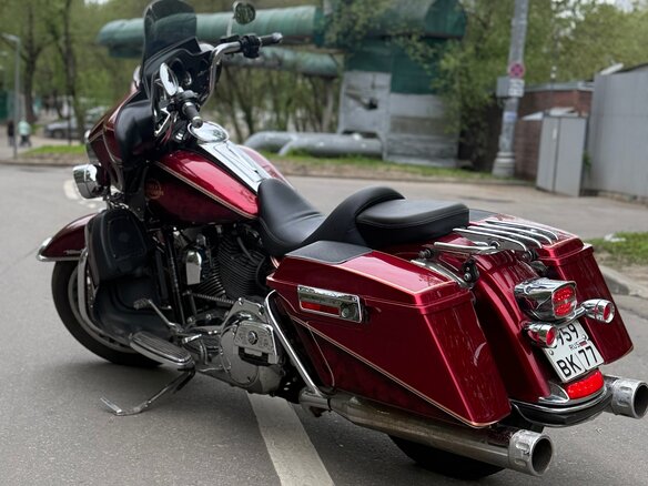 2008 Harley-Davidson Electra Glide, красный, 850000 рублей - вид 10