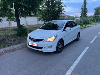 2016 Hyundai Solaris I Рестайлинг, белый, 1100000 рублей, вид 1