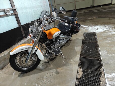 2000 Yamaha XVS1100, оранжевый, 530000 рублей, вид 4