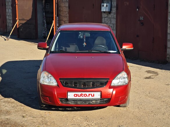 2009 Lada (ВАЗ) Priora I, красный, 170000 рублей - вид 4