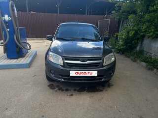 2014 Lada (ВАЗ) Granta I, серый, 300000 рублей, вид 2