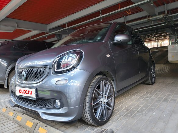 2017 Smart Forfour Brabus II, серый, 2000000 рублей - вид 16