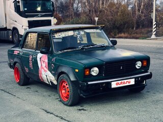 1999 Lada (ВАЗ) 2107, зелёный, 130000 рублей, вид 4