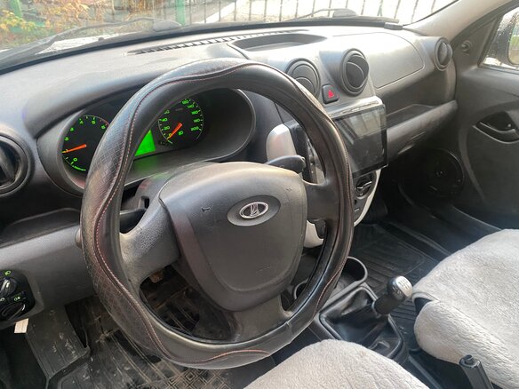 2012 Lada (ВАЗ) Granta I, серебристый, 215000 рублей - вид 8