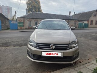 2015 Volkswagen Polo V Рестайлинг, бежевый, 1050000 рублей, вид 1