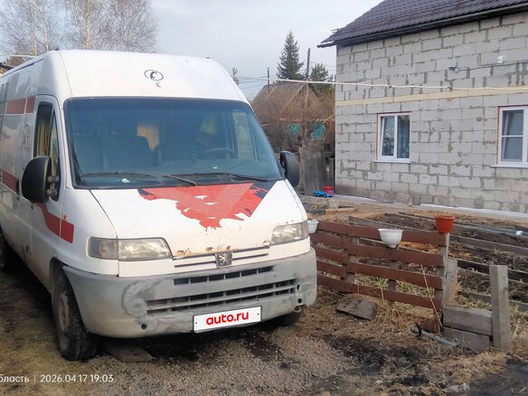 2001 Peugeot Boxer, белый, 530000 рублей - вид 2