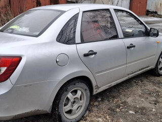 2012 Lada (ВАЗ) Granta I, серебристый, 450000 рублей, вид 4