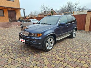 2004 BMW X5 3.0i I (E53) Рестайлинг, синий, 1800000 рублей, вид 4