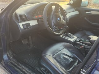 2002 BMW 3 серии 320i IV (E46) Рестайлинг, синий, 430000 рублей, вид 5
