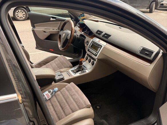 2008 Volkswagen Passat B6, чёрный - вид 9