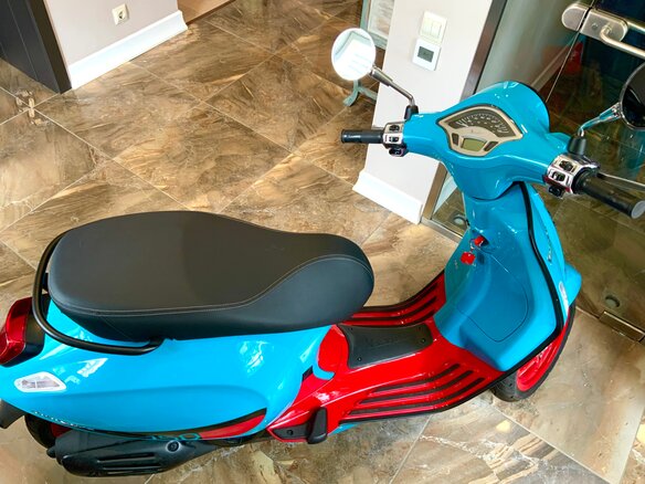2023 Vespa Primavera, голубой, 755000 рублей - вид 11