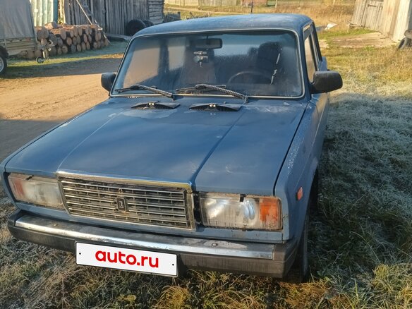 2004 Lada (ВАЗ) 2107, синий, 90000 рублей - вид 3